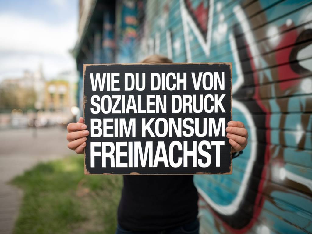 Wie du dich von sozialen druck beim konsum freimachst